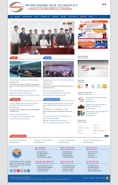 Thiết kế website trường đại học chuẩn seo, chuyên nghiệp